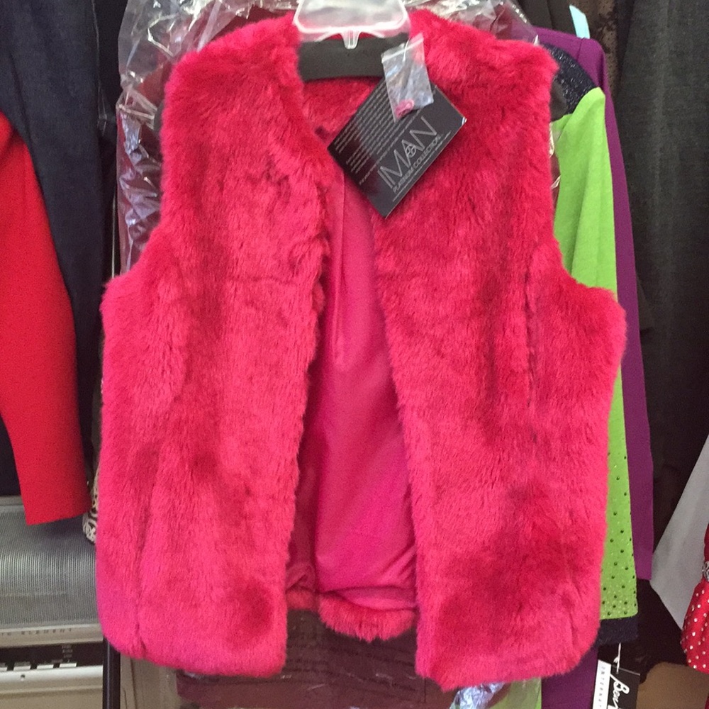 Fuzzy furry vest